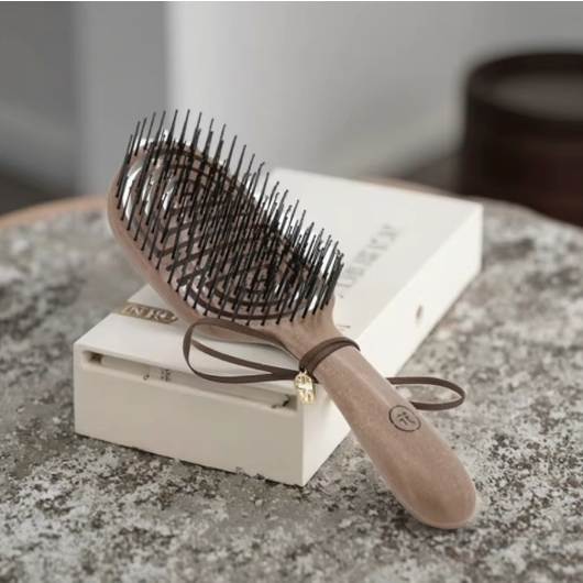Custom Logo Vented Hairbrush Eco-friendly Material Comfortable Grip High Elasticity Bristle Reduce Breakage No Pain Massage Comb